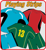 Soccer Playing Strips